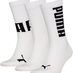 Puma PUMA UNISEX BIG LOGO CREW 3P white