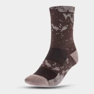 4F SOCKS FNK, BROWN ALLOVER