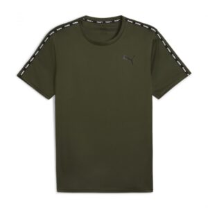 Puma Essentials Taped Tee Dark Olive