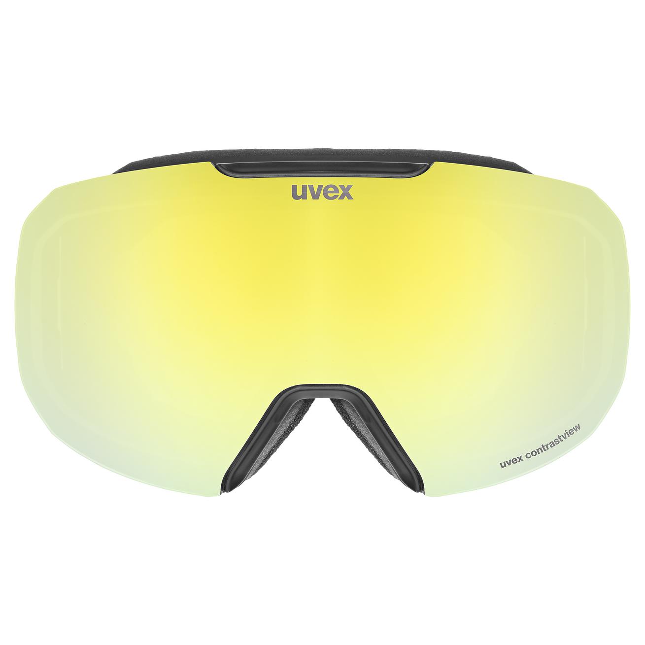 uvex epic ATTRACT black dl/FM yellow-gre