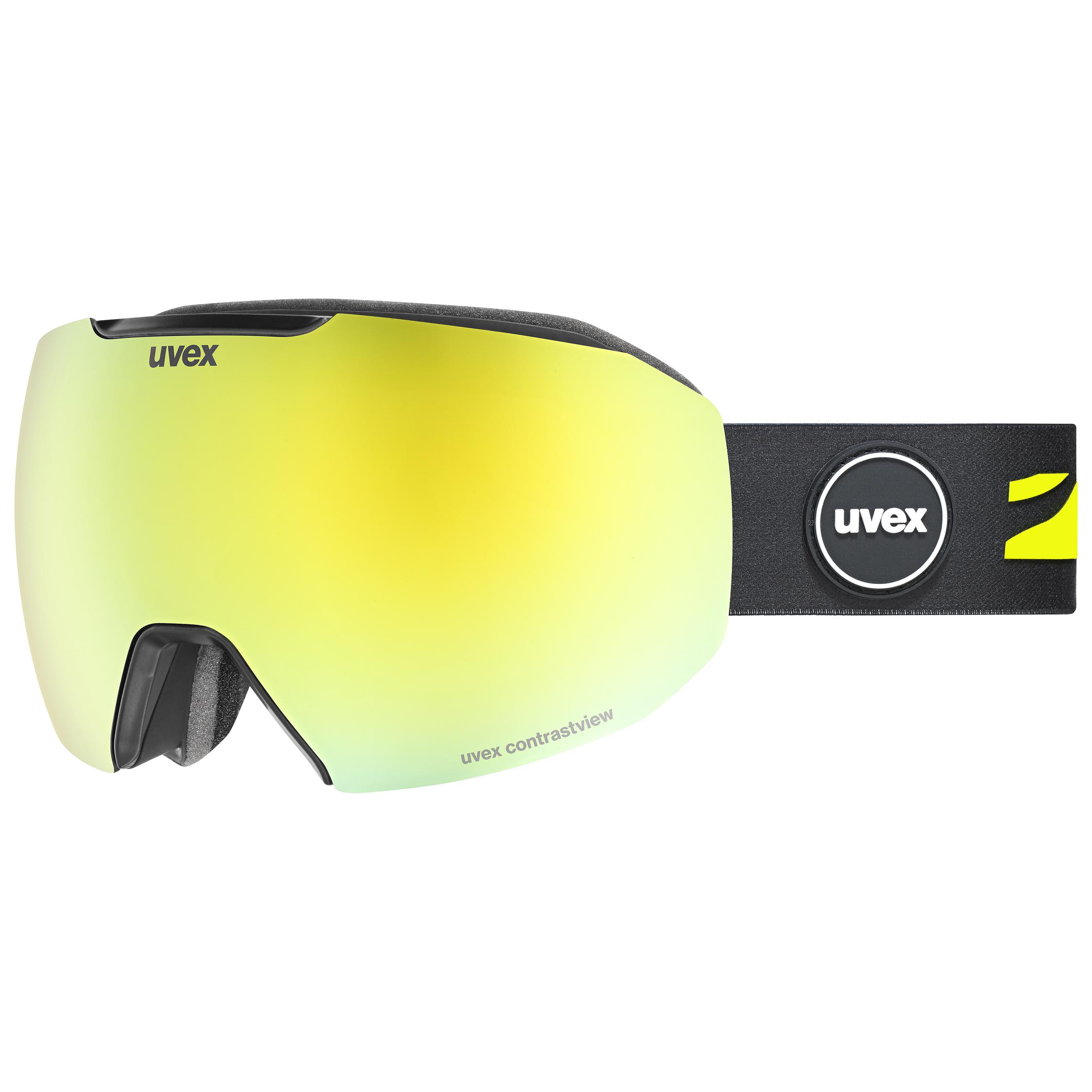 uvex epic ATTRACT black dl/FM yellow-gre