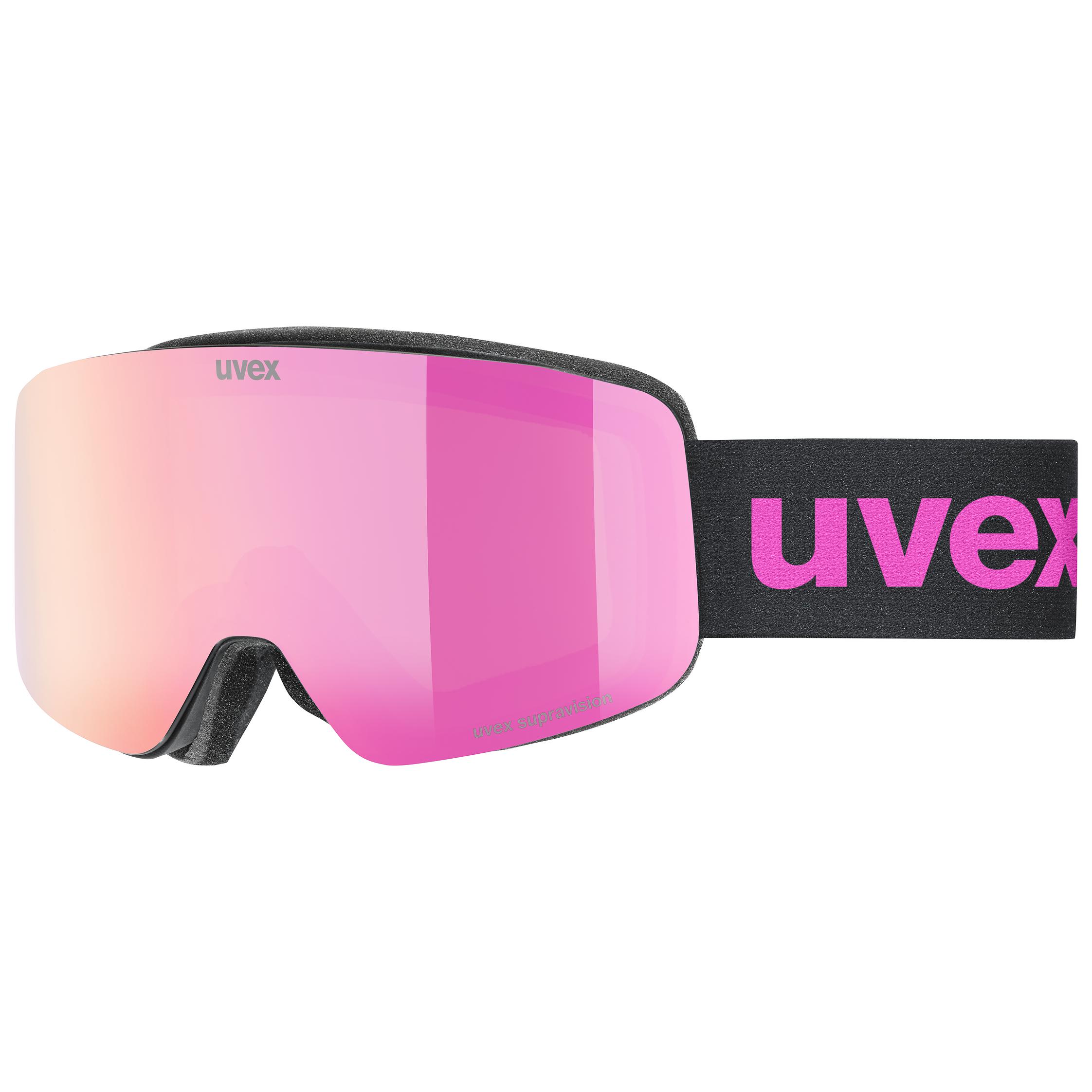 uvex pwdr FM black matt dl/pink-clear