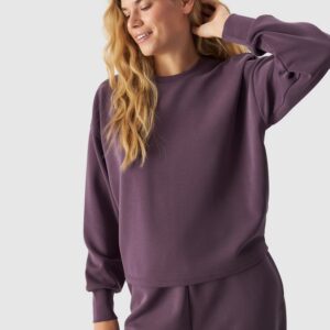 4F SWEATSHIRT, DARK VIOLET