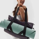 4F SHOULDER BAG, DARK VIOLET