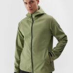 4F SOFTSHELL JACKET, KHAKI