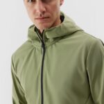 4F SOFTSHELL JACKET, KHAKI