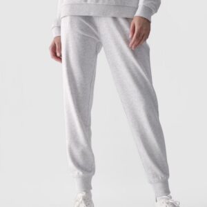 4F TROUSERS, COLD LIGHT GREY MELANGE