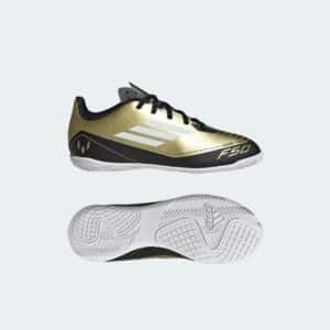 Adidas F50 CLUB IN J MESSI GOLDMT/FTWWH