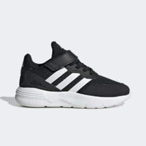Adidas NEBZED EL K  CBLACK/FTWWH
