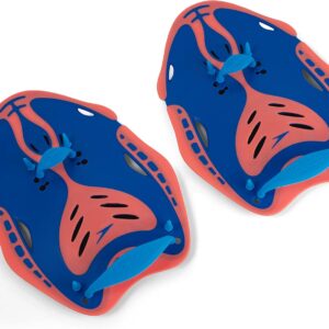 Speedo Power Paddle, Blue flame/Fluro Tangerine