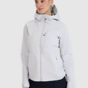 4F SOFTSHELL JACKET, COLD LIGHT GREY