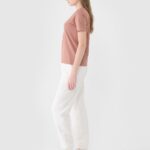 4F TROUSERS, OFF WHITE/1013