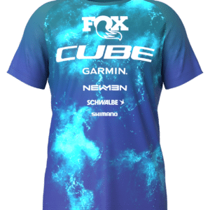 CUBE MTB Jersey X Actionteam S/S blue´n´green