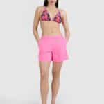 4F BOARD SHORTS, HOT PINK NEON