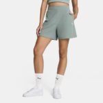 ess elevated high rise rib shorts 5 gre pu 685026 30