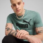 ess no 1 logo heather tee green moo pu 682551 30