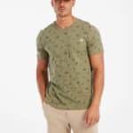 prtelston t shirt artichoke green pr 17751000 476