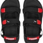 puma evolve sandal ps puma black puma wh pu 389147 01 2