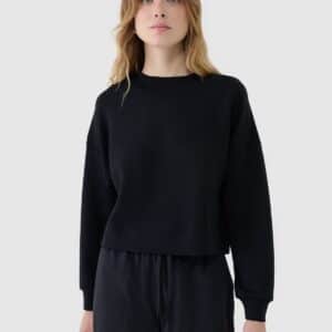 4F SWEATSHIRT, DEEP BLACK/1576
