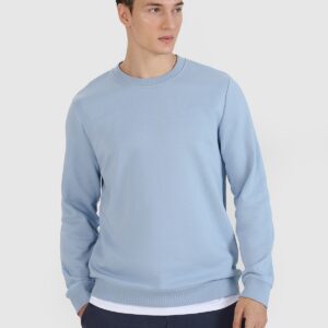 4F SWEATSHIRT, LIGHT BLUE/1622