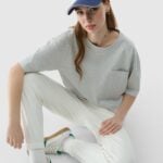 4F TSHIRT, COLD LIGHT GREY MELANGE/2059