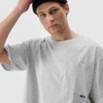 4F TSHIRT, COLD LIGHT GREY MELANGE/2059