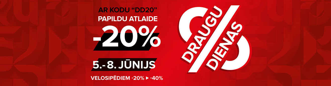 Draugu dienas Junijā atlaides izpārdošana