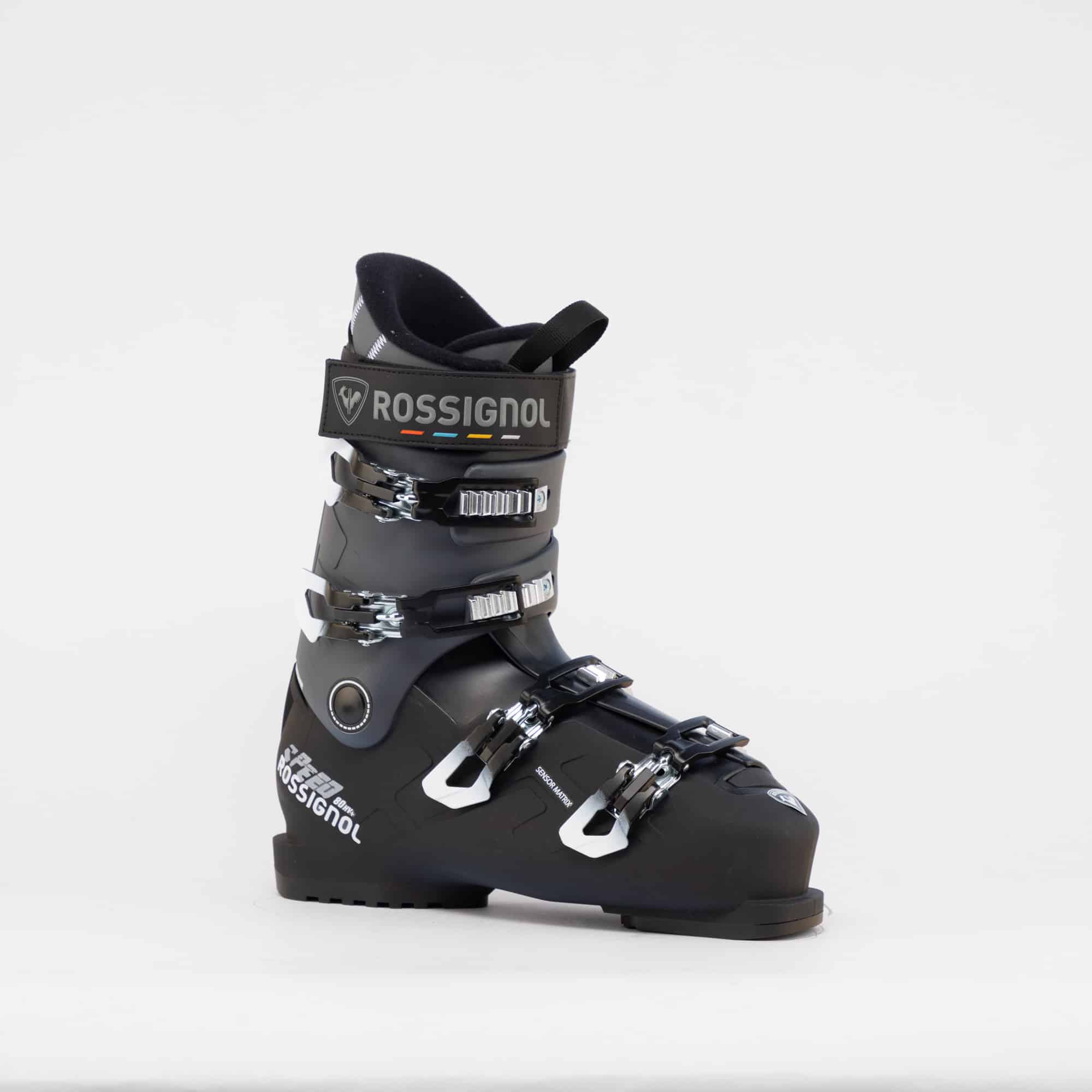 kalnu slēpošanas zābaki rossignol speed 80 hv+ black rbo8050