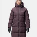 sammal w insulated parka jacket fudge maroon red ha 065 0574 c68