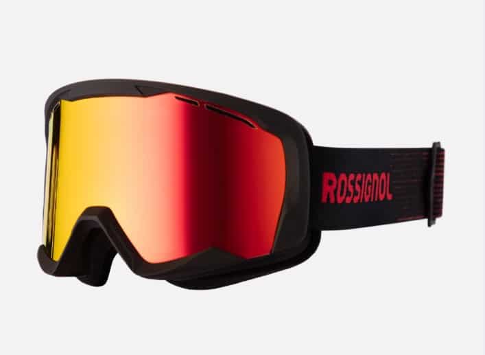 slēpošanas brilles rossignol spiral black red