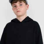 bērnu džemperis sweatshirt deep black 4f jwmm00tswsm1860 20s 1