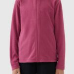 bērnu jaka fleece dark violet 4f jwaw25tflef346 50s