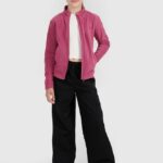 bērnu jaka fleece dark violet 4f jwaw25tflef346 50s 2