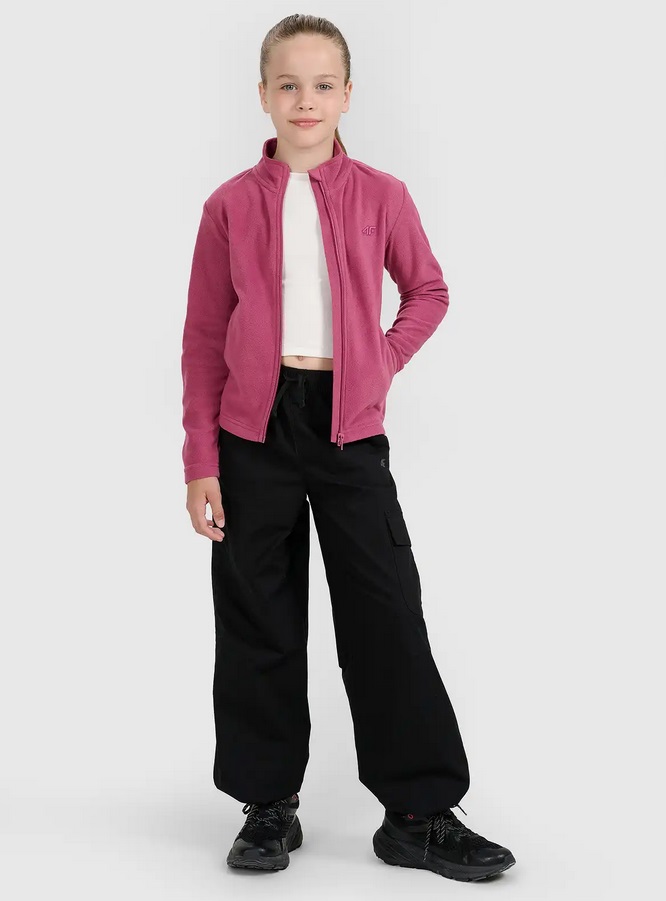 bērnu jaka fleece dark violet 4f jwaw25tflef346 50s 2