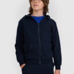 bērnu jaka sweatshirt navy 4f jwmm00tswsm1859 31s