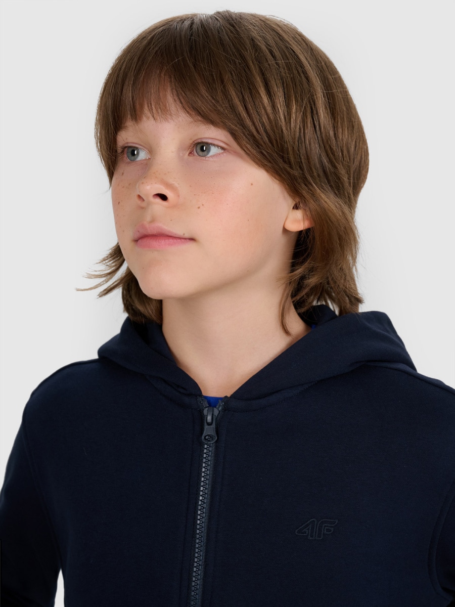 bērnu jaka sweatshirt navy 4f jwmm00tswsm1859 31s 2