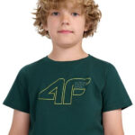 bērnu tkrekls tshirt teal 4f jwaw25ttshm2417 46s 1