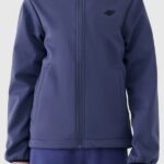 bērnu virsjaka softshell jacket denim 4f jwaw25tsofm374 32s