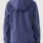 bērnu virsjaka softshell jacket denim 4f jwaw25tsofm374 32s