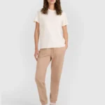 brīvā laika bikses trousers beige 4f waw25ttrof1269 83s 2
