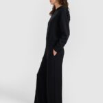 brīvā laika bikses trousers black 4f waw25ttrof1181 21s