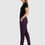 brīvā laika bikses trousers dark violet 4f waw25ttrof1197 50s