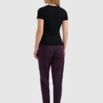 brīvā laika bikses trousers dark violet 4f waw25ttrof1197 50s 2