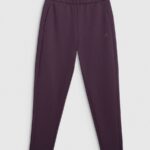 brīvā laika bikses trousers dark violet 4f waw25ttrof1197 50s 3