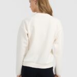 brīvā laika džemperis sweatshirt creme 4f waw25tswsf1871 12s 1
