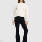brīvā laika džemperis sweatshirt creme 4f waw25tswsf1871 12s 2