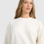 brīvā laika džemperis sweatshirt creme 4f waw25tswsf1871 12s 3