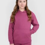 brīvā laika džemperis sweatshirt dark violet 4f jwaw25tswsf1953 50s