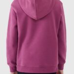 brīvā laika džemperis sweatshirt dark violet 4f jwaw25tswsf1953 50s 1