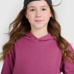 brīvā laika džemperis sweatshirt dark violet 4f jwaw25tswsf1953 50s 2